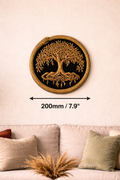 Yggdrasil Ouroboros Wall Mount – 200mm Norse Mythology Wall Decor