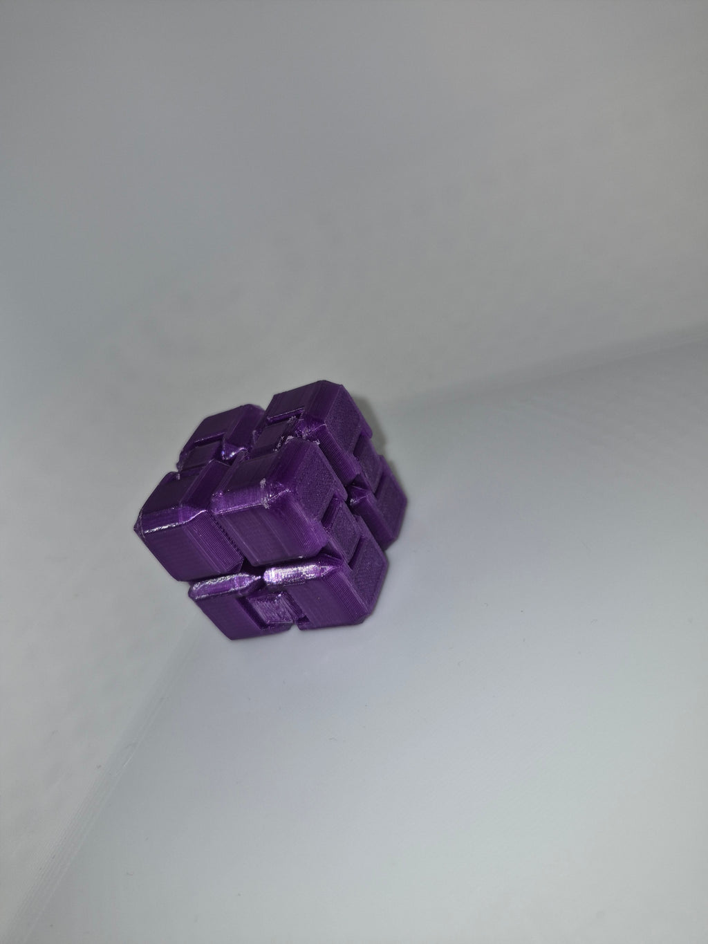 Infinity Cube Fidget Toy – Smooth Folding Desk Toy (Small, Medium, Large, Custom Colors Available)
