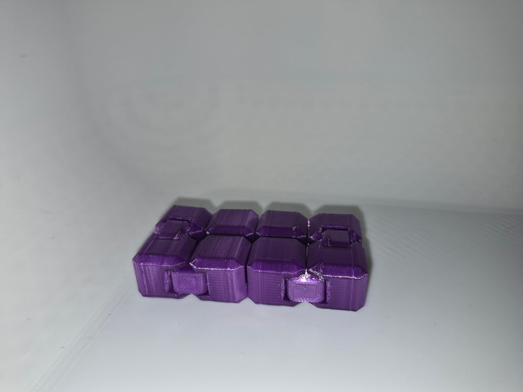 Infinity Cube Fidget Toy – Smooth Folding Desk Toy (Small, Medium, Large, Custom Colors Available)
