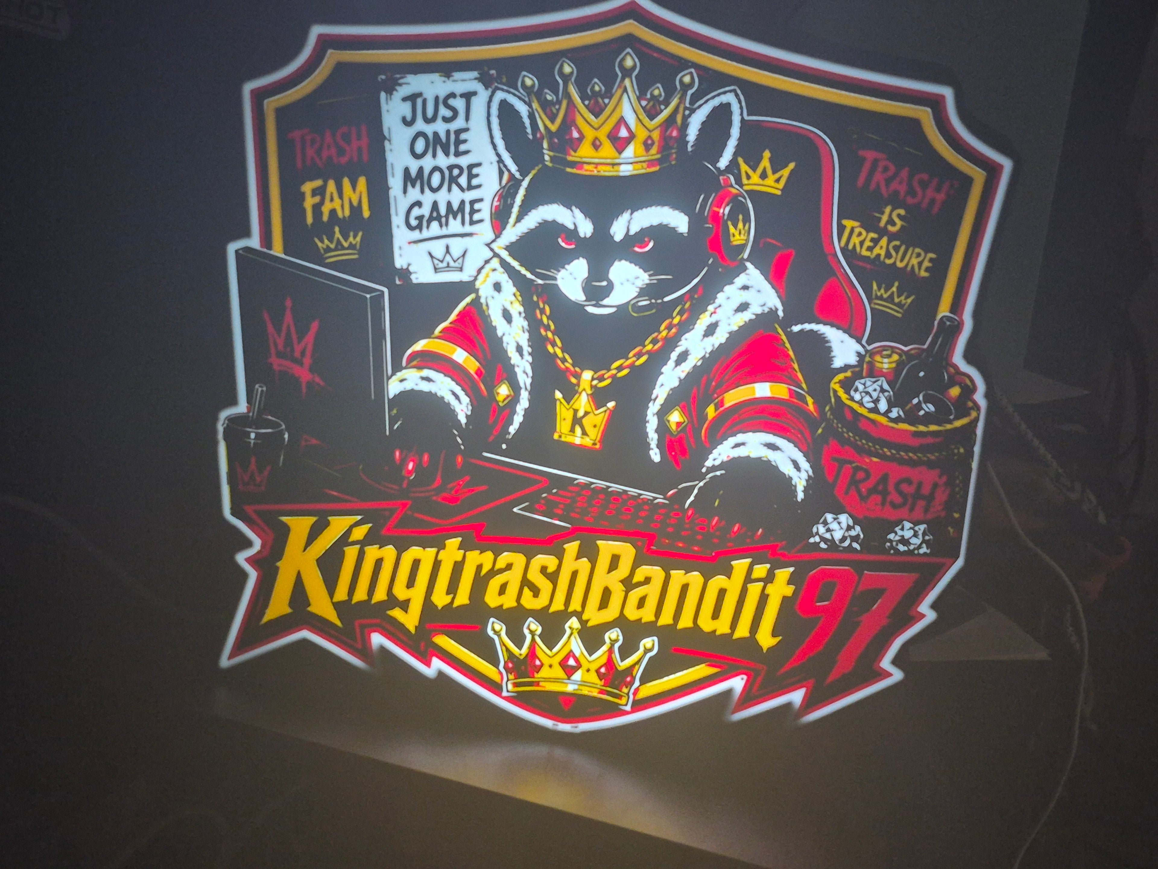Custom Streamer Logo LED Lightbox